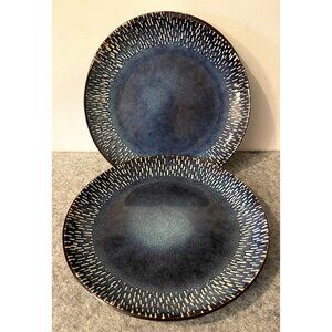 3 Meritage Blue Jasper Denim 8" Salad Plates  # 2234